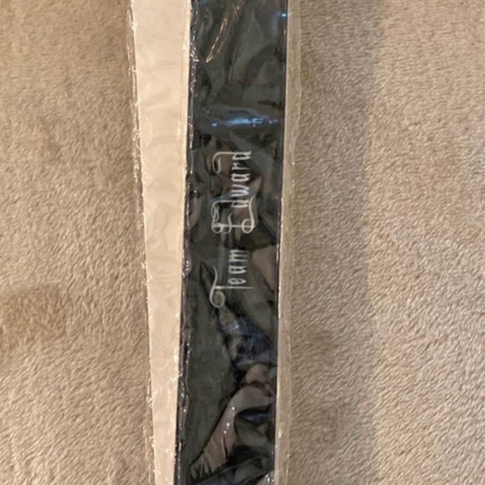 Black TWILIGHT Team Edward Slap Bracelet NEW